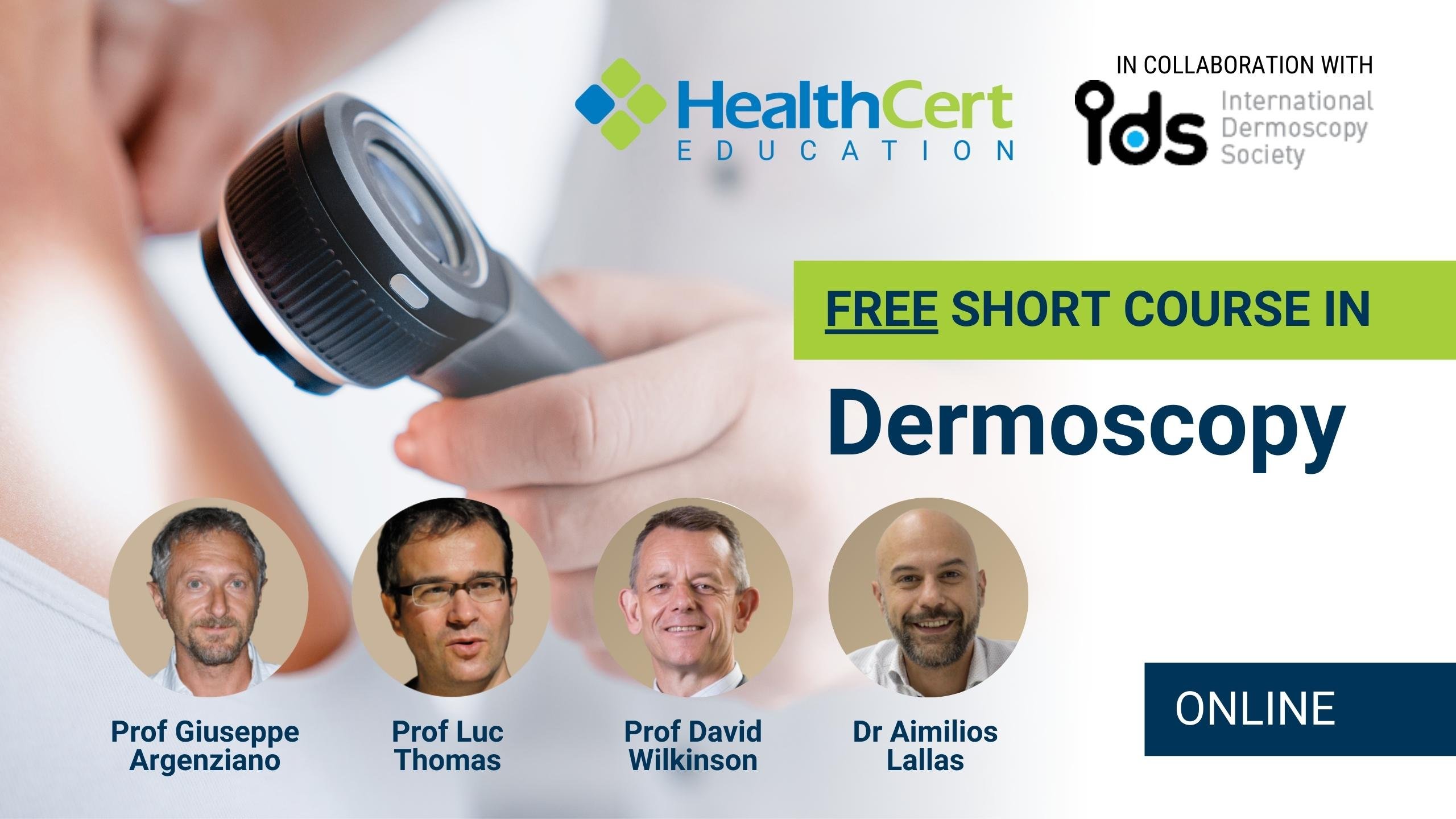 Free dermoscopy course tile