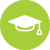 Grad cap icon