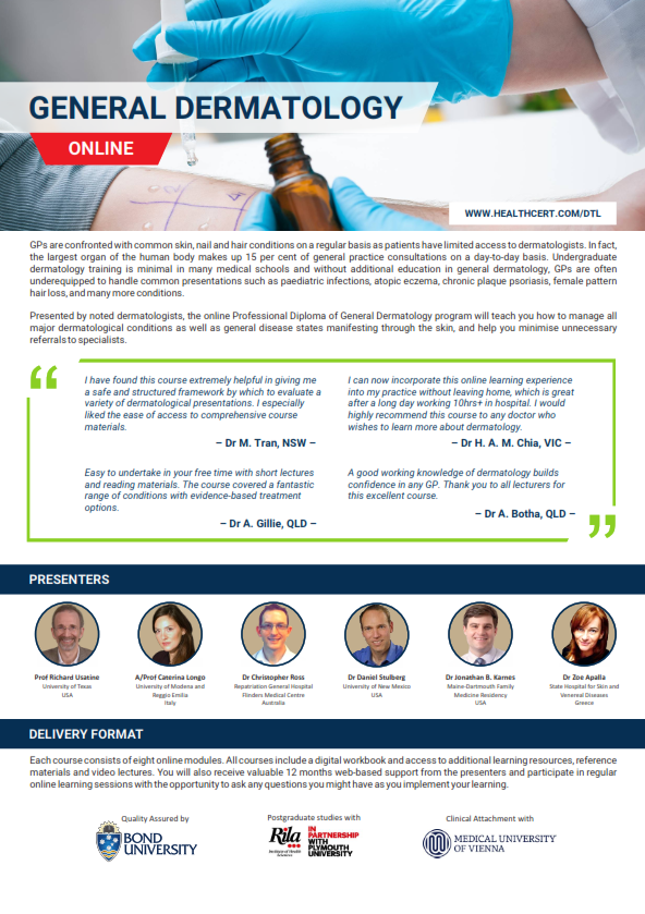 Professional Certificate Of Dermatology Skin Hair Nails