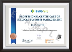 PCMBM certificate image