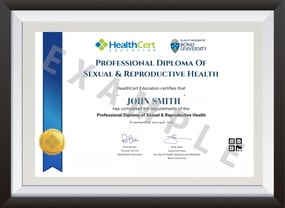 PDSRH certificate image