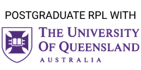 UQ logo postgraduate RPL