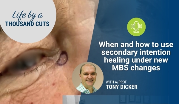 Secondary intention healing