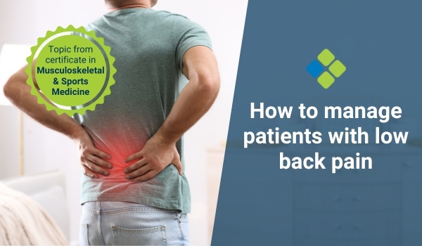 low back pain